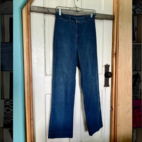 True 70s/80s Vintage Light Blue Cords - Picture 2 of 5